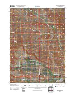 Fort Washakie 2012 topographic map thumbnail