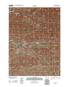 Lamont NE 2012 topographic map thumbnail