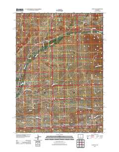 Lysite SE 2012 topographic map thumbnail