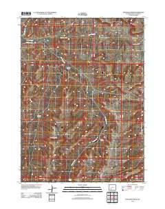 Monument Ridge 2012 topographic map thumbnail