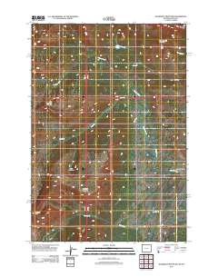 Quadrant Mountain 2012 topographic map thumbnail