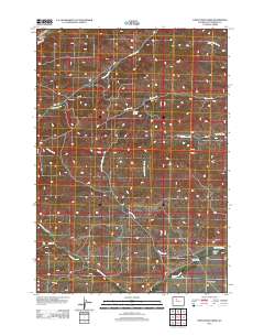 Twentyone Creek 2012 topographic map thumbnail