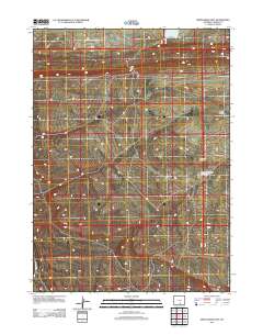 Smith Draw East 2012 topographic map thumbnail