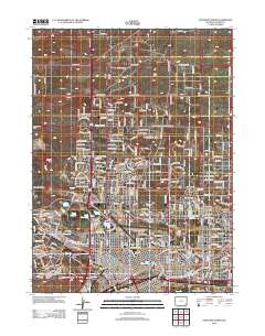 Cheyenne North 2012 topographic map thumbnail