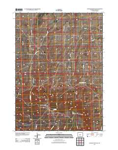 Crooks Mountain 2012 topographic map thumbnail