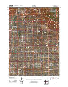 Crooks Peak 2012 topographic map thumbnail