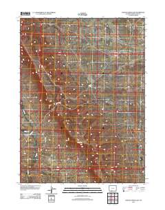 Chicken Creek East 2012 topographic map thumbnail