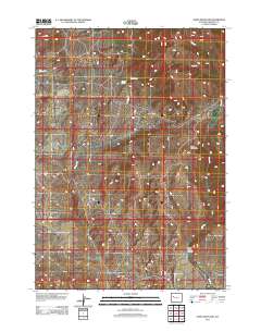 Crow Mountain 2012 topographic map thumbnail