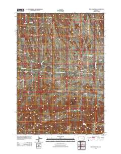 Dead Indian Hill 2012 topographic map thumbnail