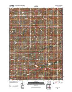 Cedar Hill 2012 topographic map thumbnail