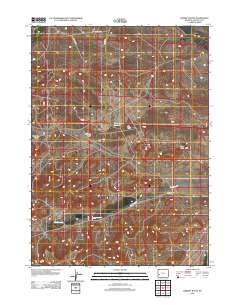 Chimney Butte 2012 topographic map thumbnail