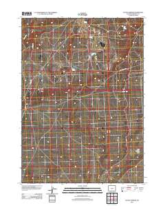Coyote Springs 2012 topographic map thumbnail