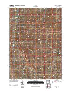 Coal Hill 2012 topographic map thumbnail