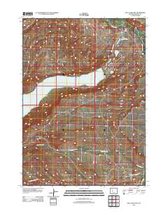 Bull Lake East 2012 topographic map thumbnail