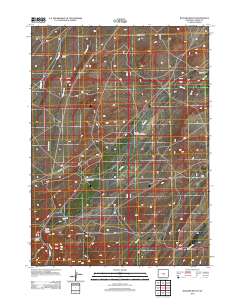 Buzzard Ranch 2012 topographic map thumbnail