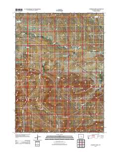 Cameron Creek 2012 topographic map thumbnail