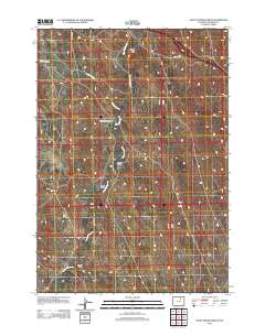 Crazy Woman Ranch 2012 topographic map thumbnail