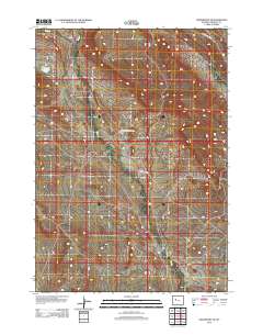 Crowheart NE 2012 topographic map thumbnail
