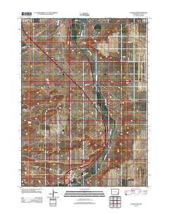 Chugwater 2012 topographic map thumbnail