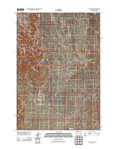 Elk Basin 2012 topographic map thumbnail