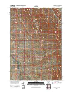 Elk Basin NW 2012 topographic map thumbnail