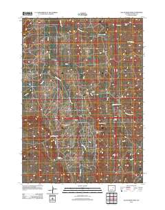 Gillam Draw West 2012 topographic map thumbnail