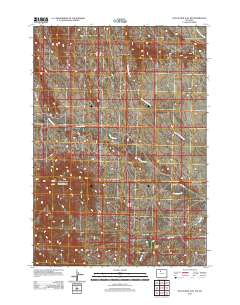 Dutch Nick Flat NW 2012 topographic map thumbnail