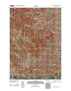 Dutch Nick Flat SW 2012 topographic map thumbnail