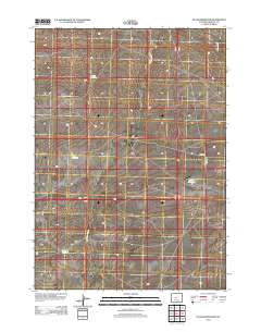 Fuller Reservoir 2012 topographic map thumbnail