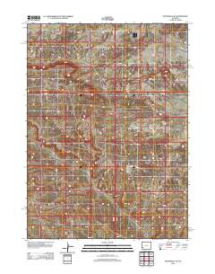 Fontenelle SE 2012 topographic map thumbnail