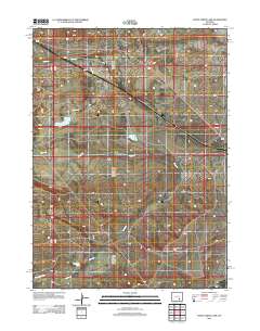 Foote Creek Lake 2012 topographic map thumbnail