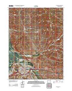Evanston 2012 topographic map thumbnail