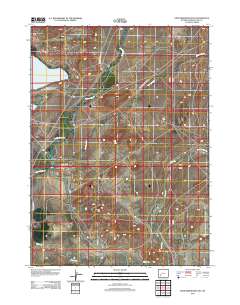 Eden Reservoir East 2012 topographic map thumbnail