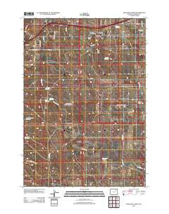 Four Bar J Ranch 2012 topographic map thumbnail