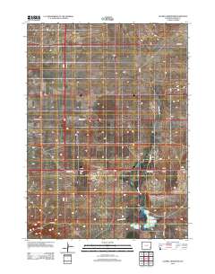 Glomill Reservoir 2012 topographic map thumbnail