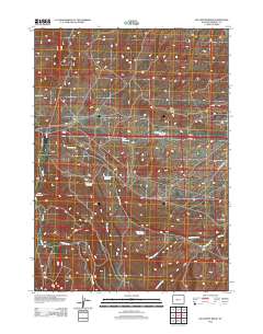 Del Monte Ridge 2012 topographic map thumbnail