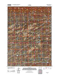 Ferris 2012 topographic map thumbnail