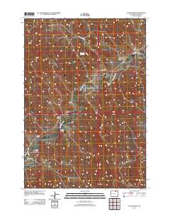 Floate Draw 2012 topographic map thumbnail