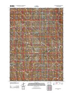 Garland Draw 2012 topographic map thumbnail