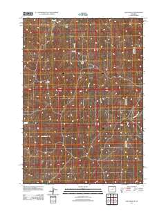 Fort Reno SE 2012 topographic map thumbnail
