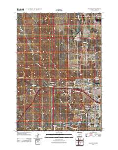 Gillette West 2012 topographic map thumbnail