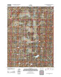 Cow Creek Reservoir 2012 topographic map thumbnail