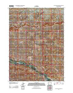 Cow Hollow Creek 2012 topographic map thumbnail
