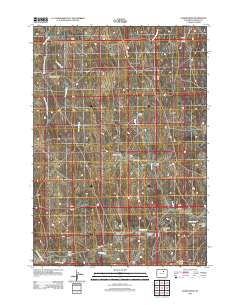 Elaine Draw 2012 topographic map thumbnail