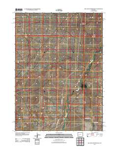 Big Sandy Reservoir SE 2012 topographic map thumbnail