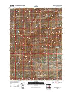 Big Sulfur Draw 2012 topographic map thumbnail