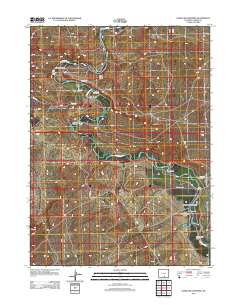 Overland Crossing 2012 topographic map thumbnail