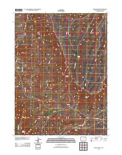 Maxon Ranch 2012 topographic map thumbnail