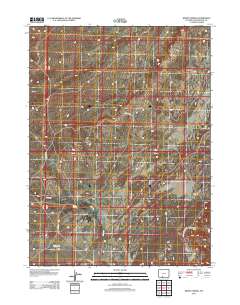 Kinney Spring 2012 topographic map thumbnail