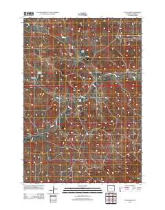 Pitch Draw 2012 topographic map thumbnail